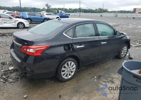 2016 Nissan Sentra S z USA, uszkodzony, nr VIN 3N1AB7AP8GY298089